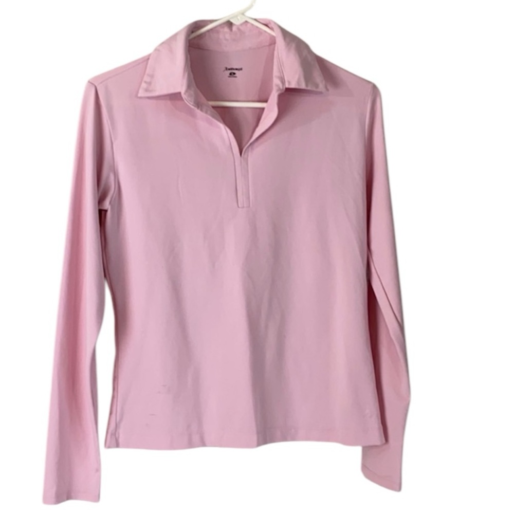 Ativa Golf M pink long sleeve collared shirt
